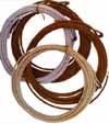 Our poly branding ropes are tyed with straight hondas and available in gold or white. Our long poly ropes have a weighted feel for excellent feel. We specialize in long branding ropes.  