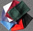 100% Silk Paisley Wild Rags measure 36 x 36. They are long enough to go around your neck twice.
